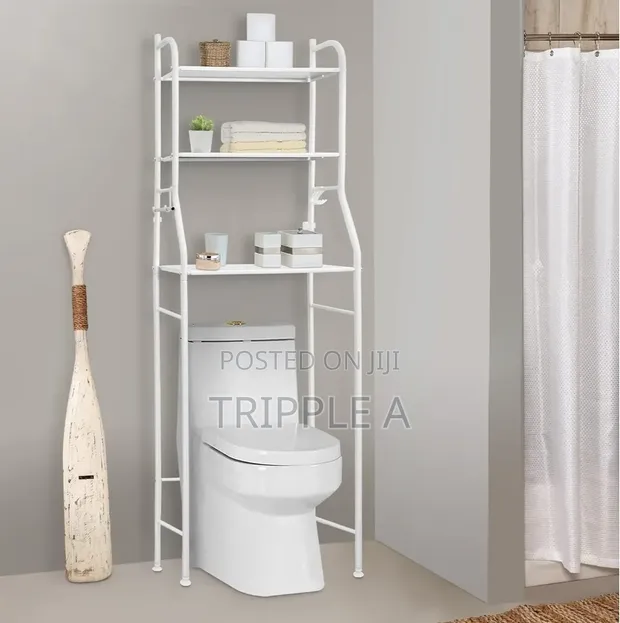 3-Tier Over-the-Toilet Storage Rack - 1