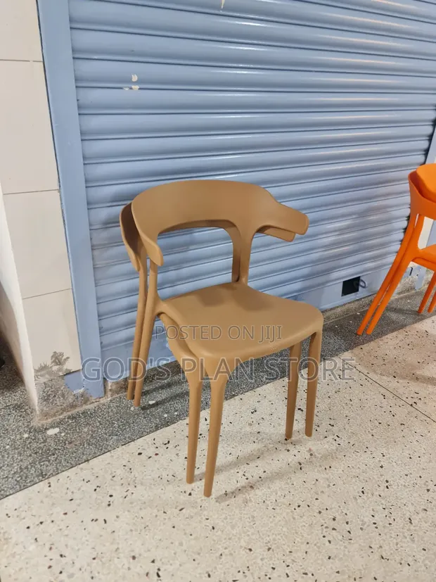 Single Molded Plastic Chairs - 1