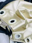 Cream Curtains with Rings - Per Metre - 1
