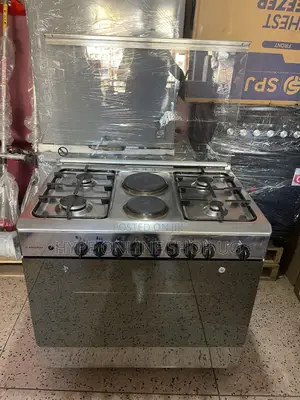 Imported Used Ariston Cooker, 60/90cm, 4 Gas Burners + 2 Hotplates