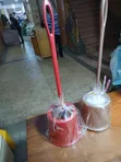 Plastic Toilet Brush Set with Holder - 2