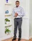 Men's Dotted Long Sleeve Shirts - 1