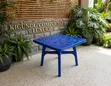 Plastic Dining Table with Umbrella Hole - 1