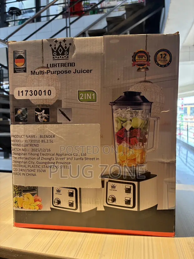 Luxtrend 2-in-1 Multipurpose Blender - 1