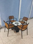 Classic Imported Plastic Dining Table and 4 Chairs - 2
