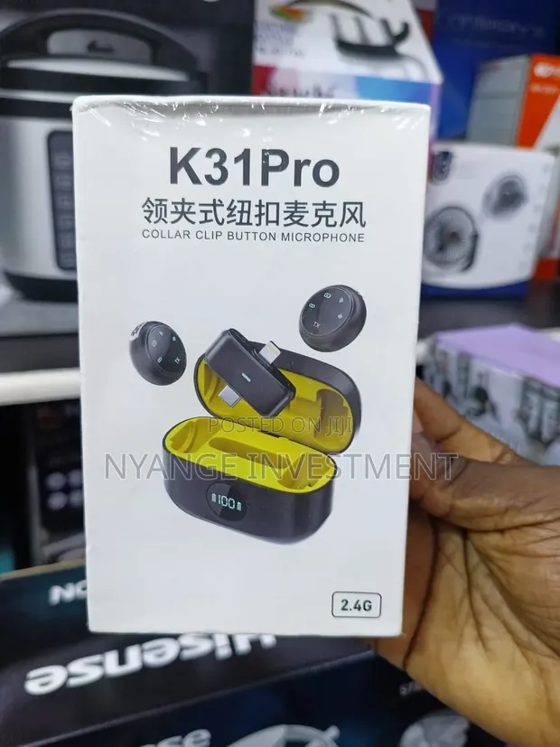 K31 Pro Wireless Lavalier Microphone - 1
