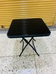 Balcony Outdoor Foldable Glass Table - 2