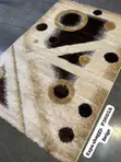Expo Shaggy Rug - Black and White (1.5m x 2.2m) - 4
