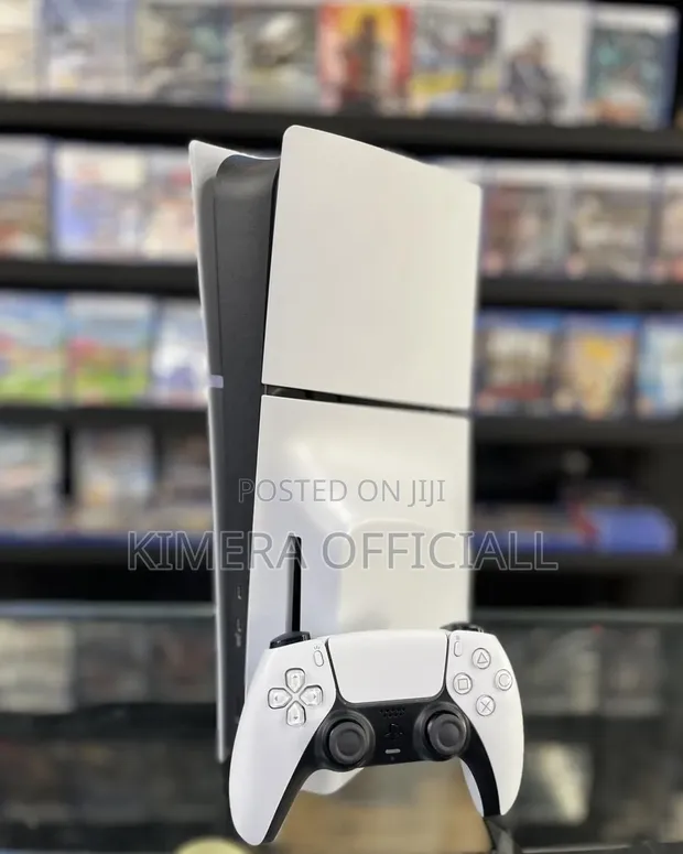 UK Used Original PlayStation 5 Slim Disc Version with 4 Games - 1