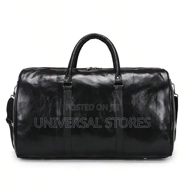 PU Leather Travel Duffle Bag - 1
