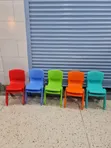 1pc Kids Study Plastic Chair - Brand New - 2