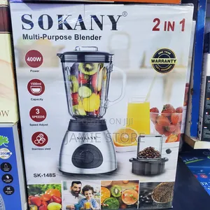 Sokany 2-in-1 Multi-Purpose Blender & Grinder