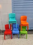 Kids Plastic Chair - Red - 2