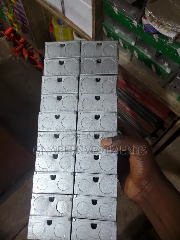 Galvanized Steel Knockout/Pattress Wall Mount Boxes - 1