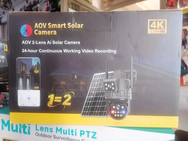 Solar Cameras - 8K UHD, Neon Night Vision - 1