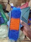 Plastic Soft Bristle Broom with Handle - 1