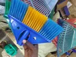 Plastic Soft Bristle Broom with Handle - 3