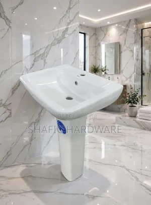 Hand Basin Complete Set - Square, Large Size