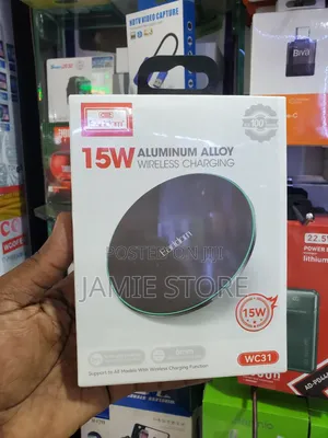 15W Aluminum Alloy Wireless Charger