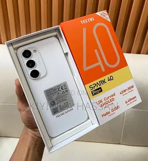 New Tecno Spark 40 Pro+ 256GB White