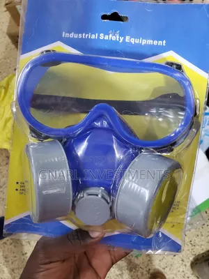 Safety Half-Mask Dual-Cartridge Respirator and Goggles Kit