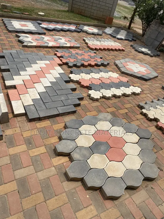 Coloured Paving Stones - All Designs - 1