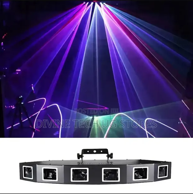 6 Head Laser Show Party Disco Stage Light - 1