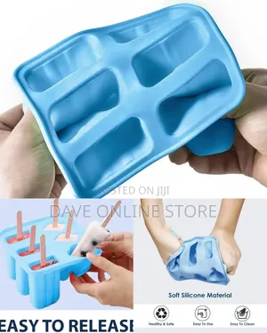 Silicone Ice Lolly Mould - 6 Cavity