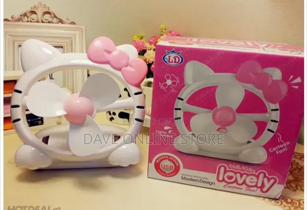 USB Mini Cartoon Fan - 1