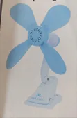 Blue 4-Blade Portable Clip Fan - 2