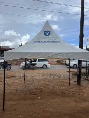 20 Seater Funeral Tent - PVC with Logo