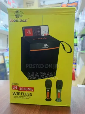 BoomBest LN-1036 Wireless Bluetooth Speaker with 2 Microphones