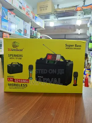 BoomBest LN-5216 Wireless Speaker with 2 Microphones