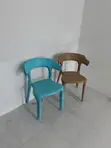 Stackable Plastic Reception Chairs - 2