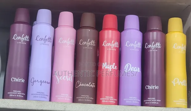 Confetti London Deodorant Body Sprays - 1