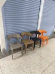 Plastic Monoblock Chairs (Set of 4) - 2