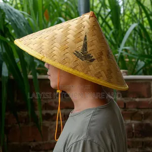 Bamboo Woven Vietnamese Hats for Kids & Adults