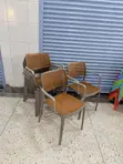 Brand New Plastic Dining Chairs (Set of 4) - 3