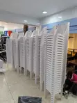 Trend Style Plastic Dining Chairs (White) - 2