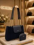 Chris Bella Classic Handbag - Multicolor - 3
