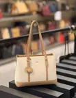 Working Woman Handbag - Medium Size, Multicolor Vintage Style - 3
