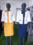 Women's Bronze 2-Piece Office Dress Suit - 1
