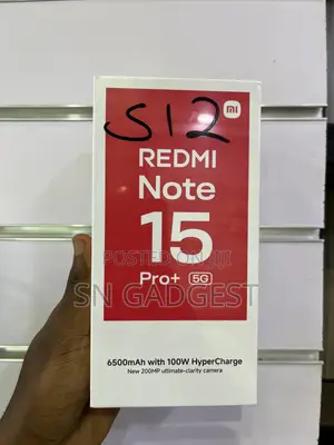 New Xiaomi Redmi Note 15 Pro+ 512GB Black