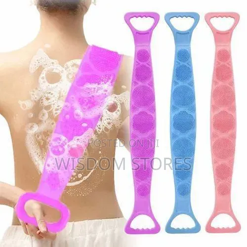 Long Silicone Bath Body Brush - 1