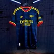 Original Arsenal Away Jersey/Kit - Blue, Size M - 2