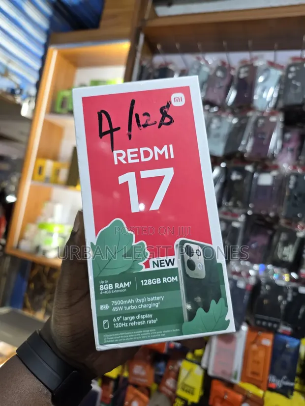 New Xiaomi Redmi 17 128GB Black - 1