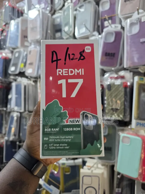 New Xiaomi Redmi 17 128GB Black - 1