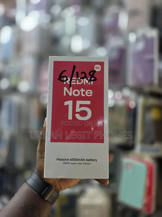New Xiaomi Redmi Note 15 128GB Black - 1