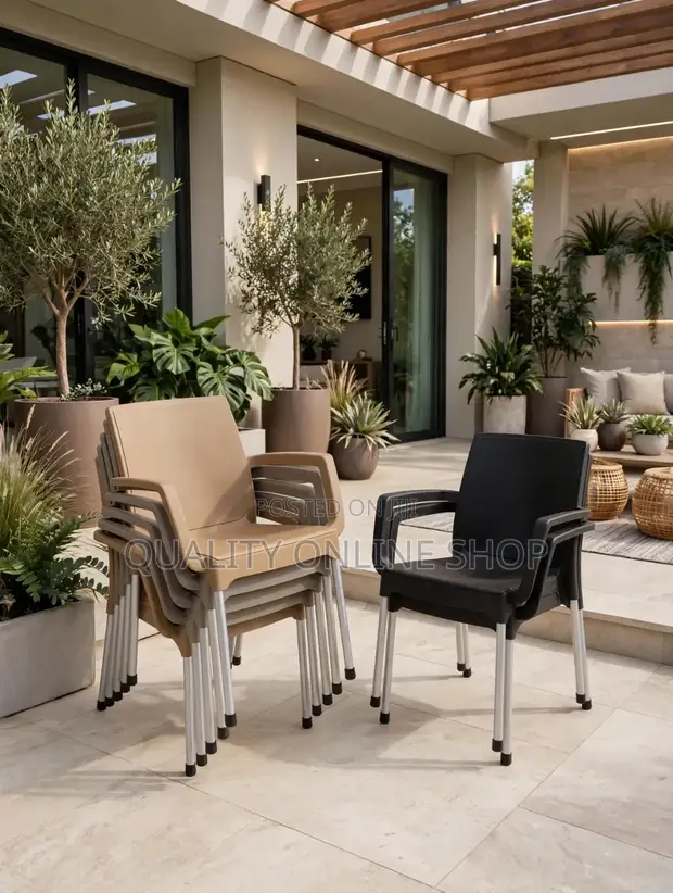 Stackable Plastic Armchair - Brand New - 1