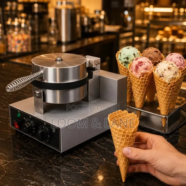 Commercial Electric Waffle Cone Baker Machine - 1